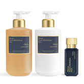 OUD satin mood Scented hand & body cleansing gel, Scented body lotion <br>and Eau de parfum Trio null