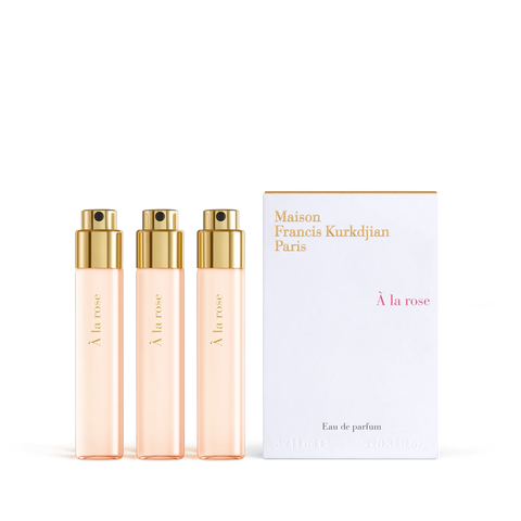 À la rose Eau de parfum - refills 3x11ml