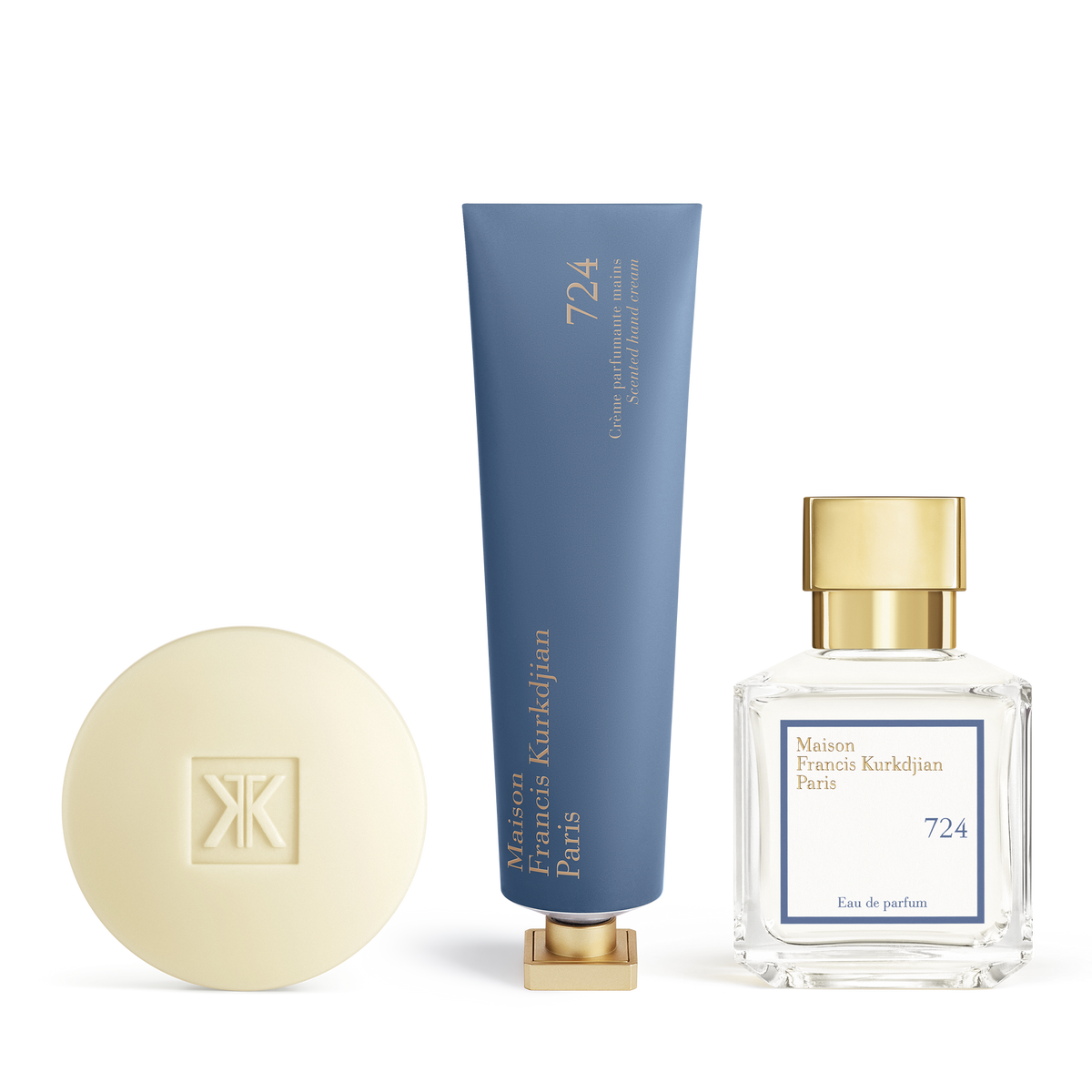 724 Scented soap, Scented hand cream <br>and Eau de parfum Trio null