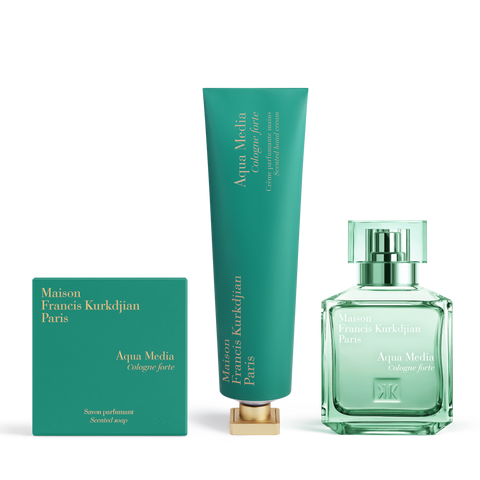 Aqua Media Cologne forte Scented soap, Scented hand cream <br>and Eau de parfum Trio null