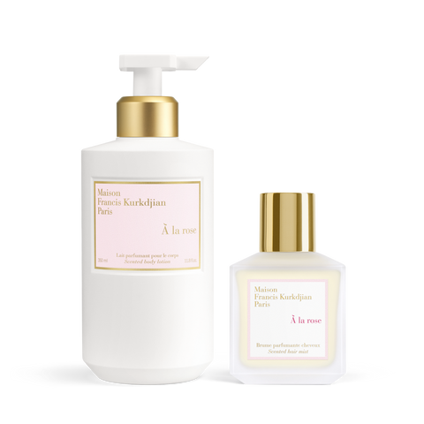 À la rose Scented body lotion <br>and Scented hair mist Duo null