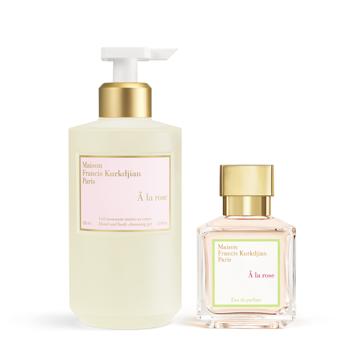 À la rose Scented hand & body cleansing gel <br>and Eau de parfum Duo null