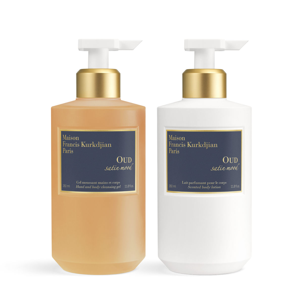 OUD satin mood Scented hand & body cleansing gel<br>and Scented body lotion Duo null